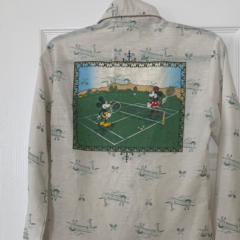 Kensington of California Nicky mouse tennis shirt size small